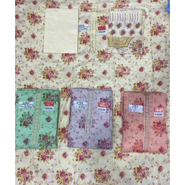 PURE COTTON DUPATTA SUITS 6 (Cotton Dupatta)