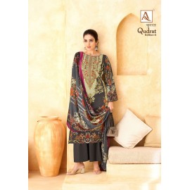 QUDRAT 5 ALOK SUITS (Cotton Dupatta)