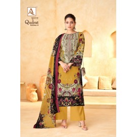 QUDRAT 5 ALOK SUITS (Cotton Dupatta)