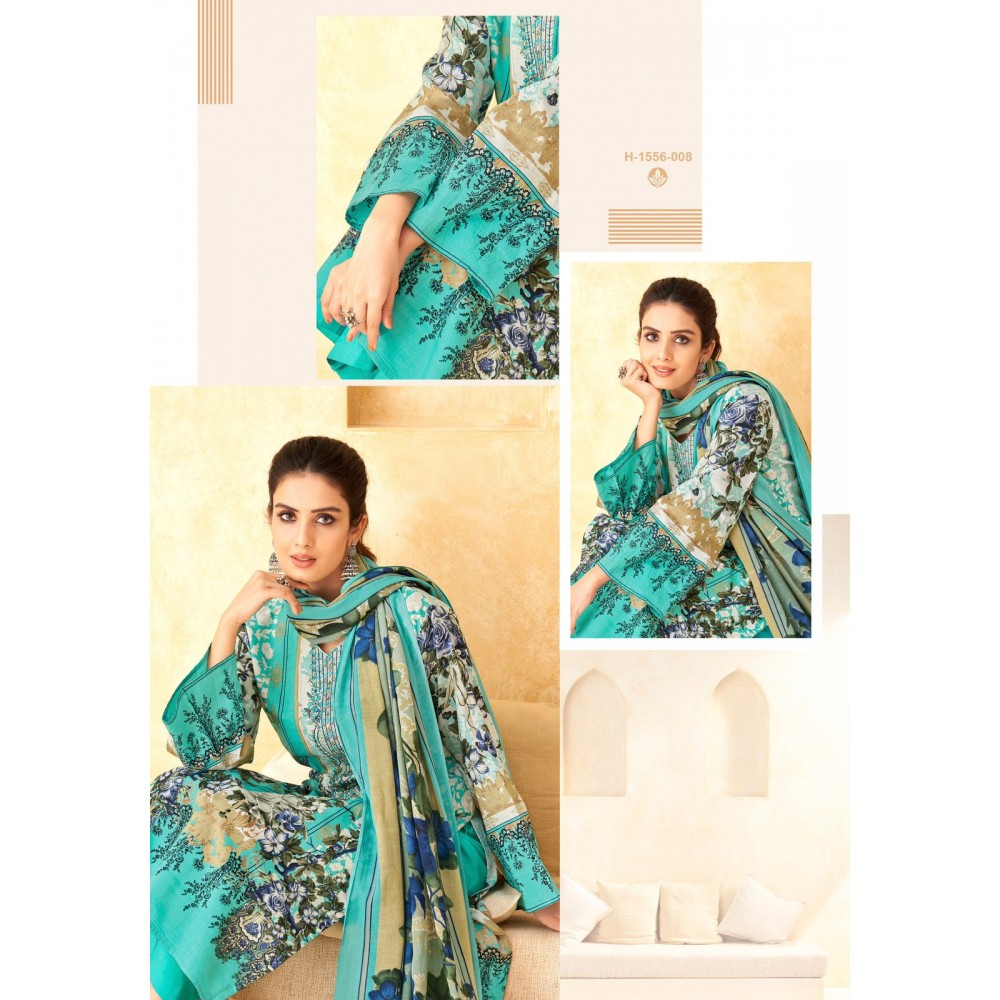 QUDRAT 5 ALOK SUITS (Cotton Dupatta)