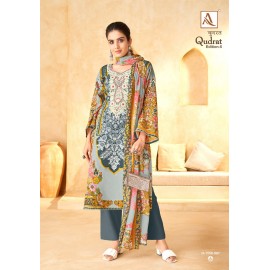 QUDRAT 5 ALOK SUITS (Cotton Dupatta)