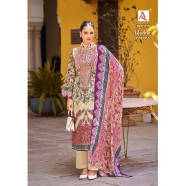 QUDRAT 6 ALOK SUITS (Cotton Dupatta)