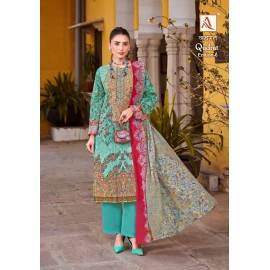 QUDRAT 6 ALOK SUITS (Cotton Dupatta)