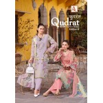 QUDRAT 6 ALOK SUITS (Cotton Dupatta)