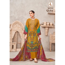 QUDRAT 7 ALOK SUITS (Cotton Dupatta)