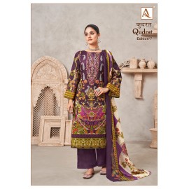 QUDRAT 7 ALOK SUITS (Cotton Dupatta)