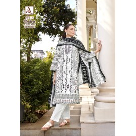 QUDRAT 8 ALOK SUITS (Cotton Dupatta)