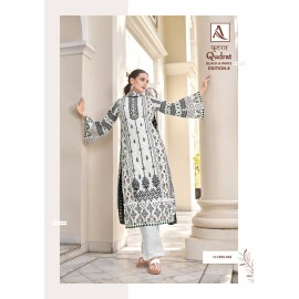 QUDRAT 8 ALOK SUITS (Cotton Dupatta)