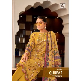 QURBAT EDITION 16 ALOK SUITS (Cotton Dupatta)