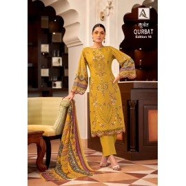 QURBAT EDITION 16 ALOK SUITS (Cotton Dupatta)