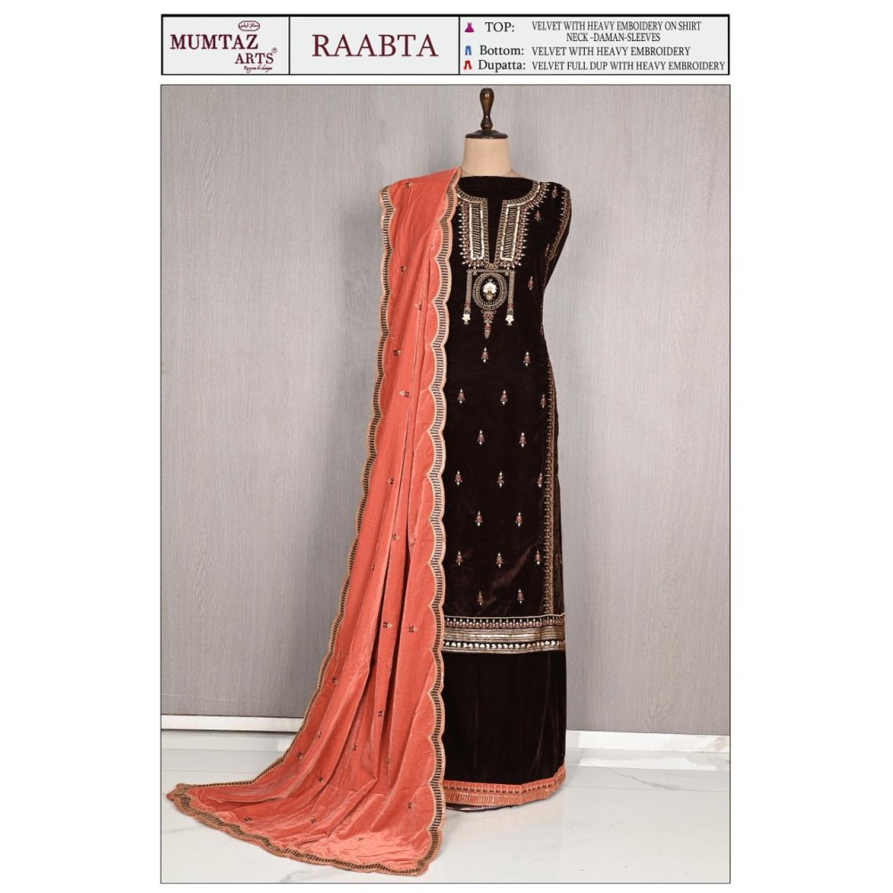 RAABTA VELVET MUMTAZ ARTS (winter Collection)
