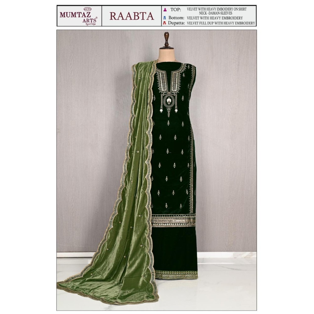RAABTA VELVET MUMTAZ ARTS (winter Collection)