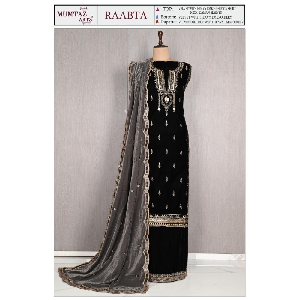 RAABTA VELVET MUMTAZ ARTS (winter Collection)