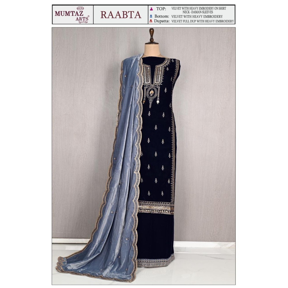 RAABTA VELVET MUMTAZ ARTS (winter Collection)