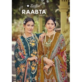 RAABTA VOL 7 ZULFAT  (Cotton Dupatta)