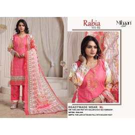 RABIA VOL 1 MIHAAN SUIT  (Cotton Dupatta)