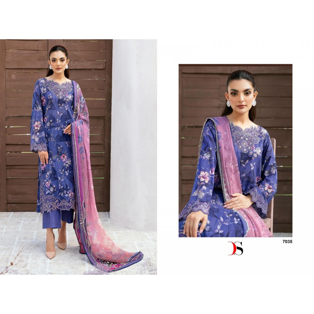 RAMSHA RUNGREZ 24-3 LUXURY DEEPSY (Chiffon Dupatta)