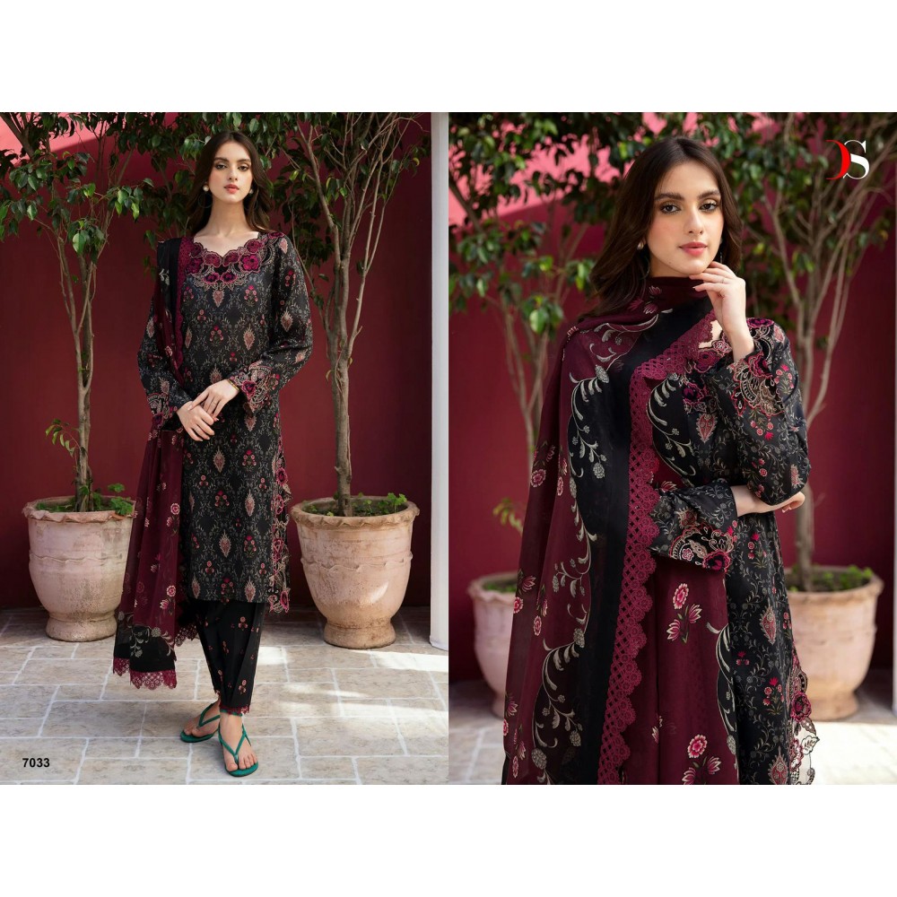 RAMSHA RUNGREZ 24-3 LUXURY DEEPSY (Cotton Dupatta)