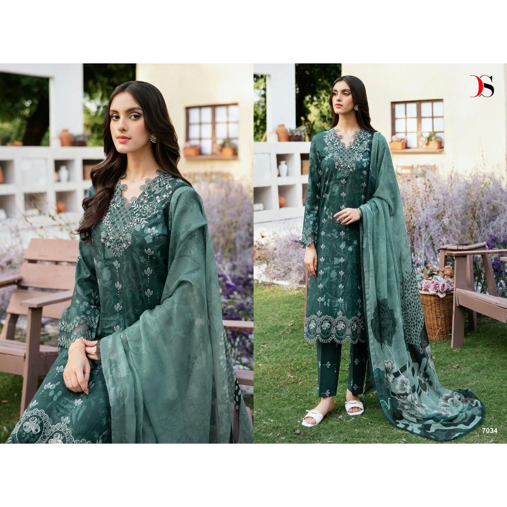 RAMSHA RUNGREZ 24-3 LUXURY DEEPSY (Chiffon Dupatta)