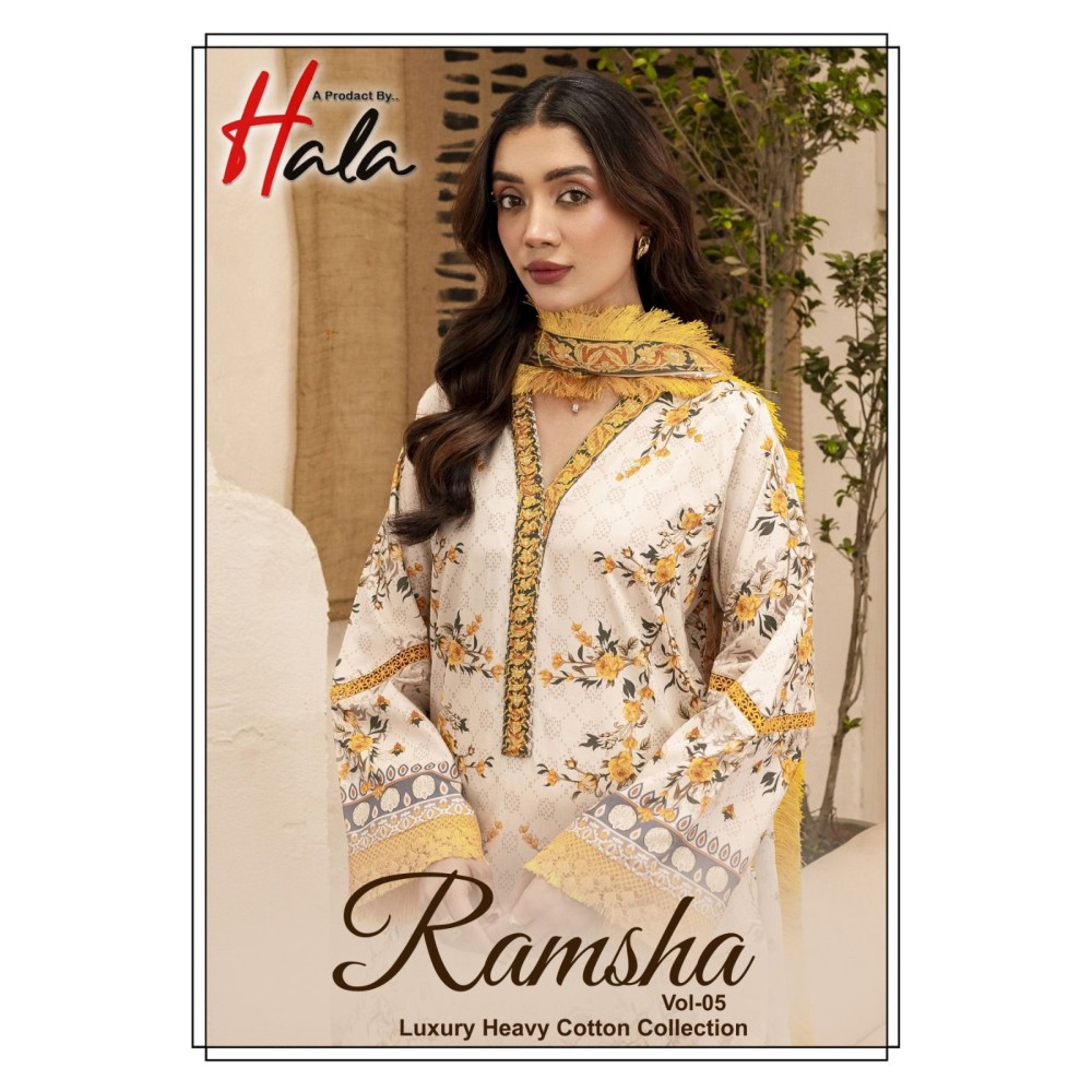 RAMSHA VOL 5 HALA (cotton Dupatta)