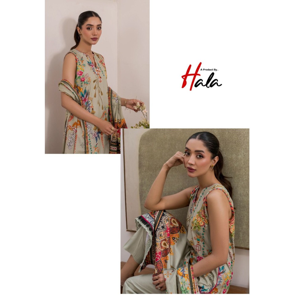 RAMSHA VOL 5 HALA (cotton Dupatta)