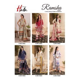 RAMSHA VOL 5 HALA (cotton Dupatta)
