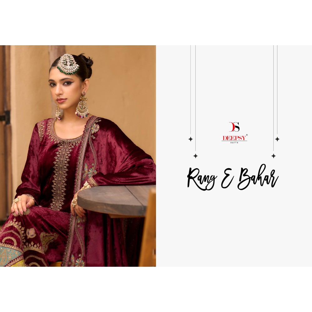 RANG E BAHAR DEEPSY SUITS (winter Collection)