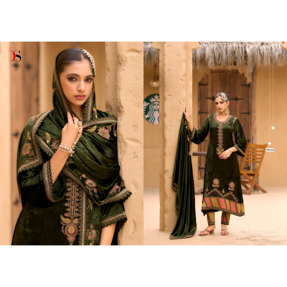 RANG E BAHAR DEEPSY SUITS (winter Collection)