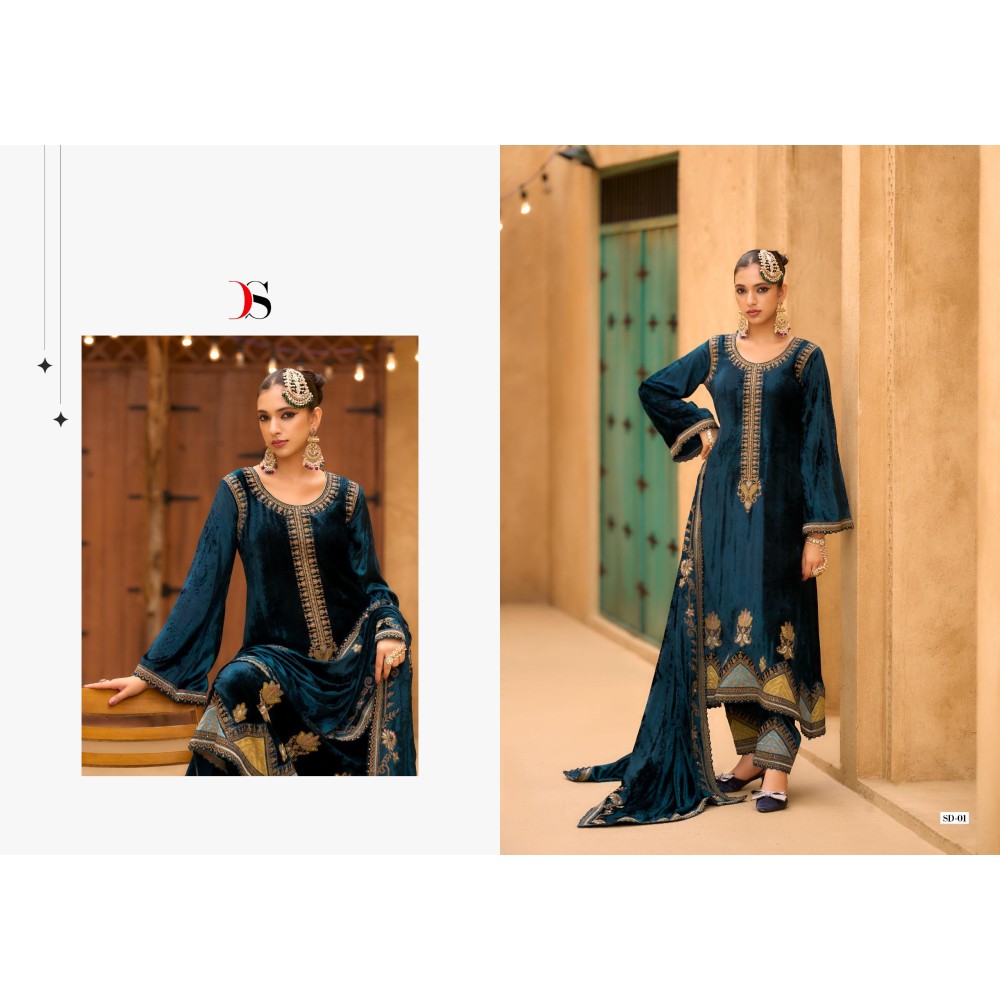 RANG E BAHAR DEEPSY SUITS (winter Collection)