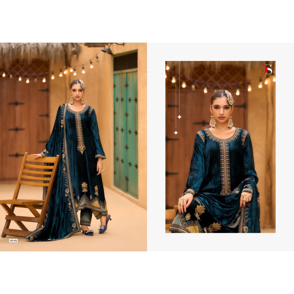 RANG E BAHAR DEEPSY SUITS (winter Collection)