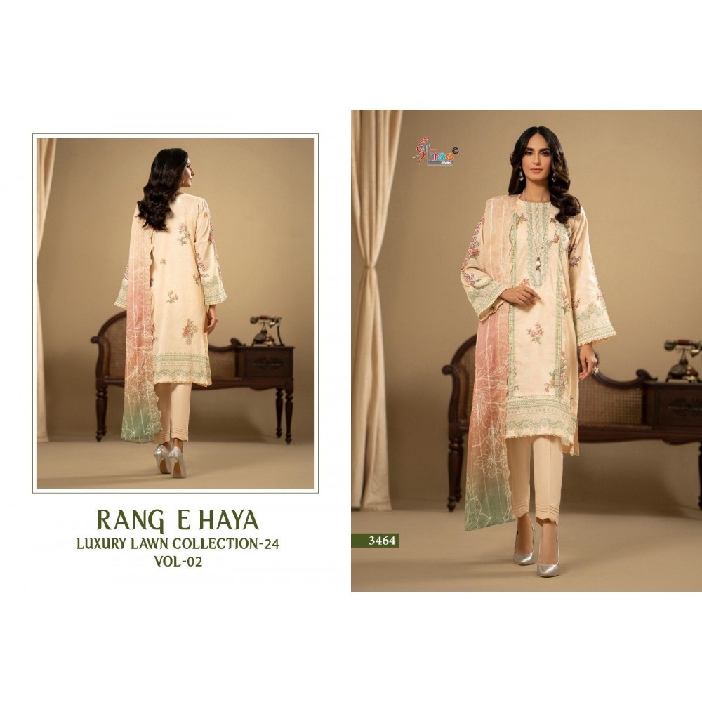 RANG E HAYA LUX LAWN COLLECTION VOL 2 SHREE (Cotton Dupatta)