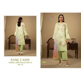 RANG E HAYA LUX LAWN COLLECTION VOL 2 SHREE (Chiffon Dupatta)