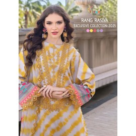 RANG RASIYA EXCLUSIVE COLLECTION 2025 SHREE (Chiffon Dupatta)