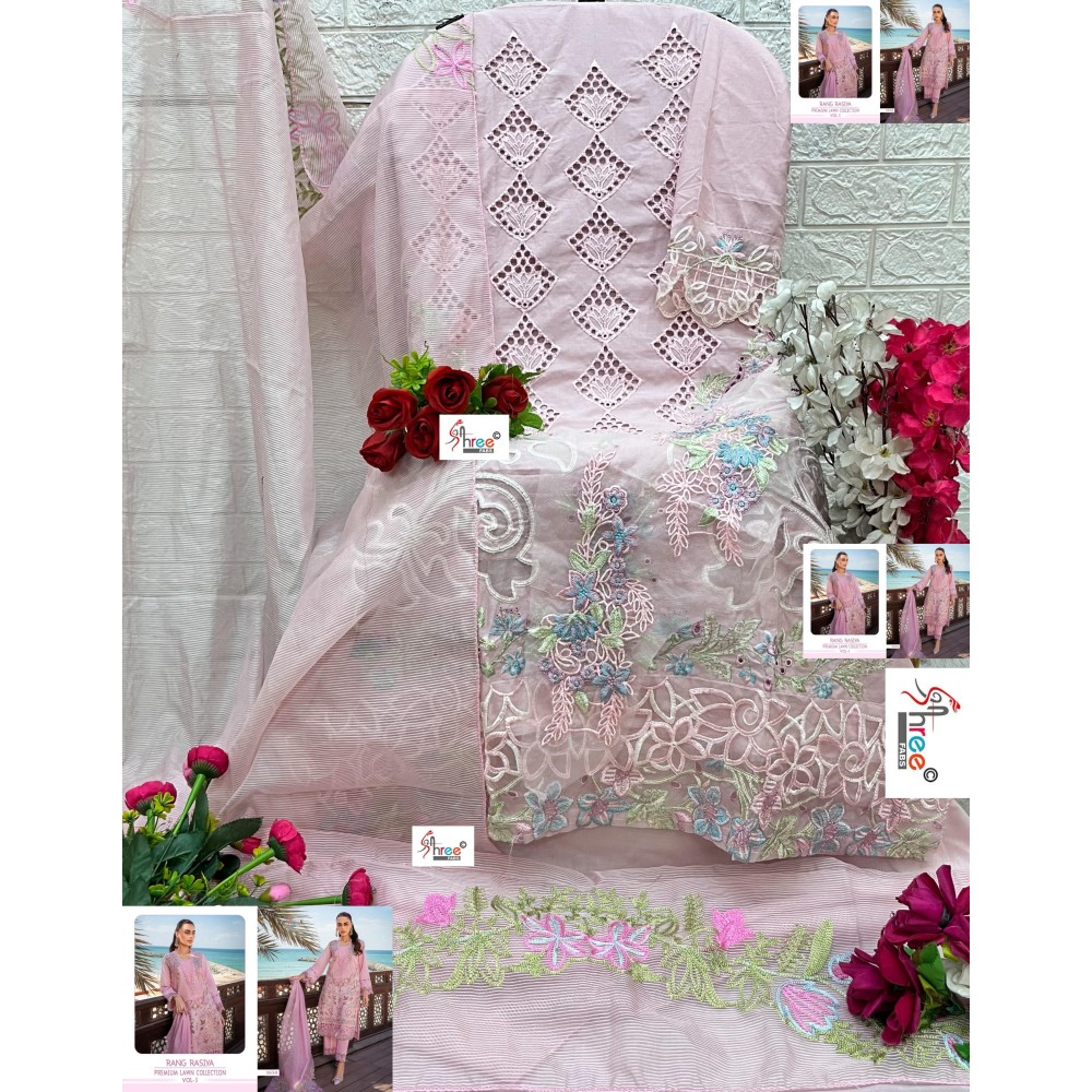 RANG RASIYA PREMIUM LAWN COLLECTION VOL 3 SHREE FABS