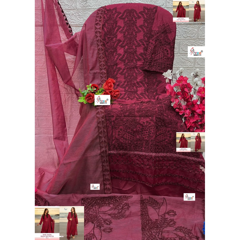RANG RASIYA PREMIUM LAWN COLLECTION VOL 3 SHREE FABS