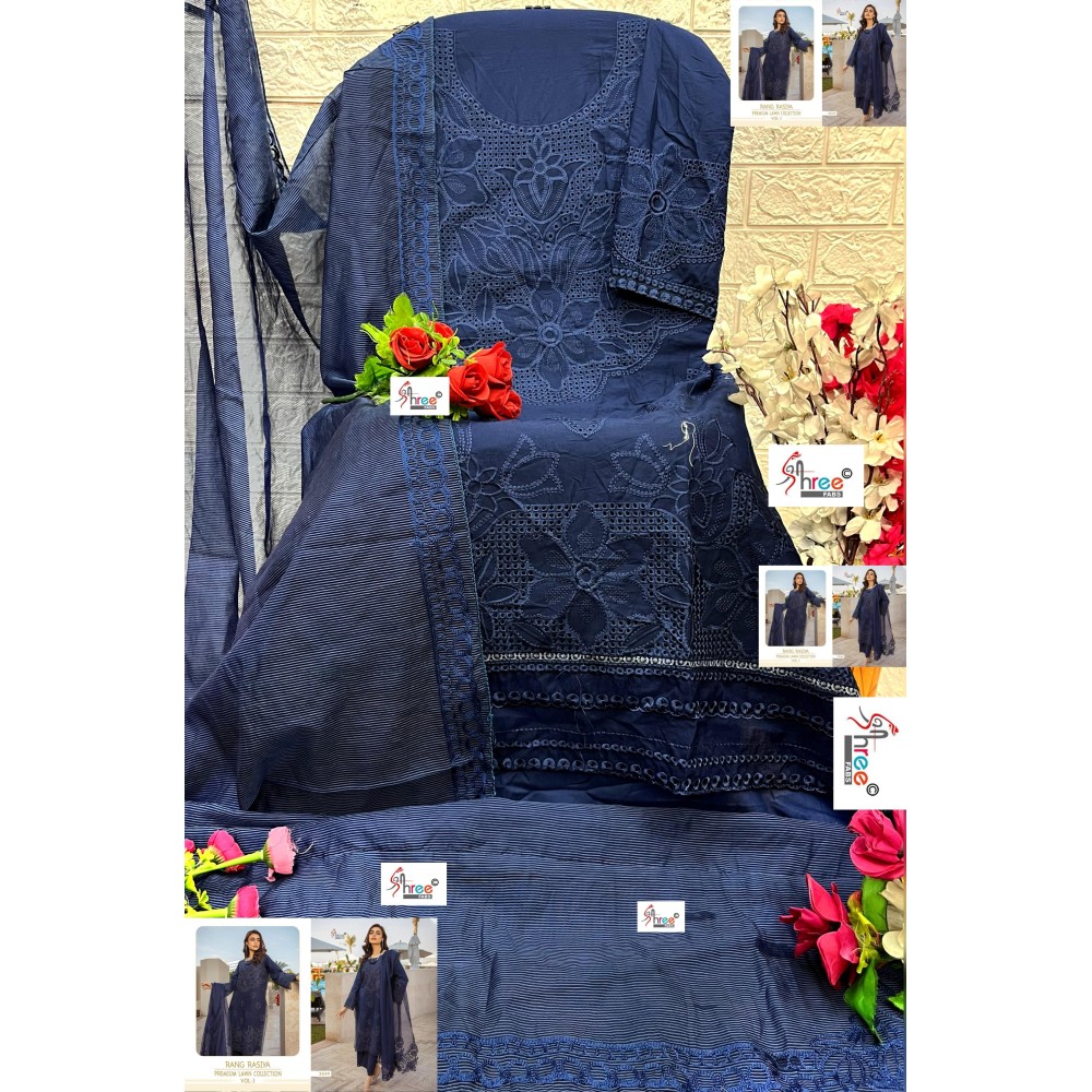 RANG RASIYA PREMIUM LAWN COLLECTION VOL 3 SHREE FABS