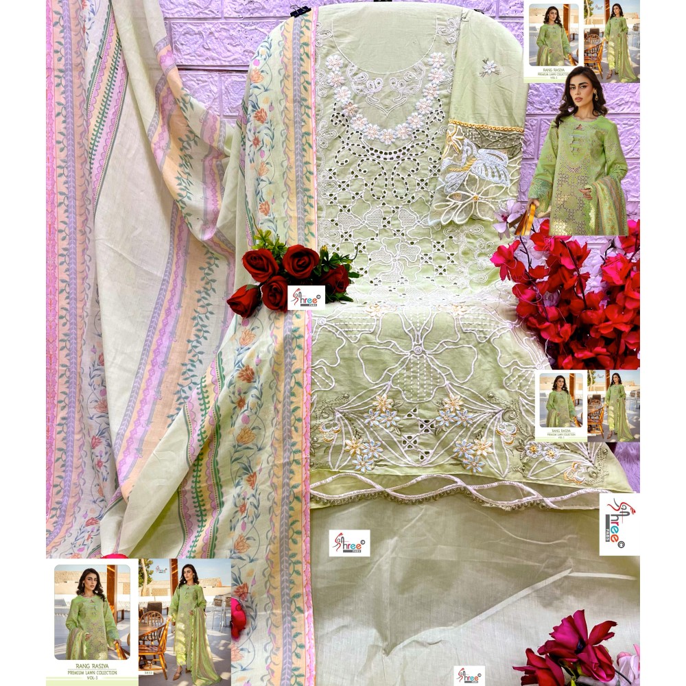 RANG RASIYA PREMIUM LAWN COLLECTION VOL 3 SHREE FABS