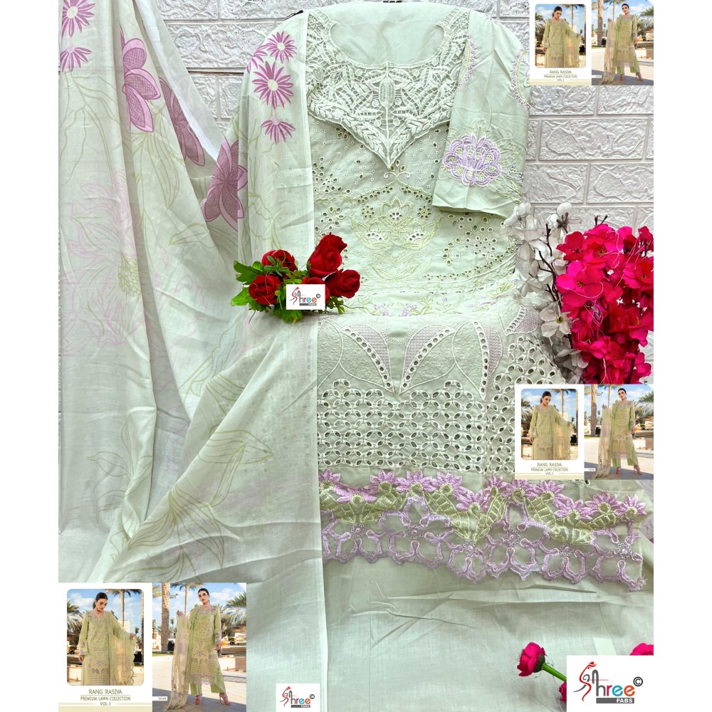 RANG RASIYA PREMIUM LAWN COLLECTION VOL 3 SHREE FABS