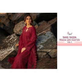 RANG RASIYA PREMIUM LAWN COLLECTION VOL 3 SHREE FABS