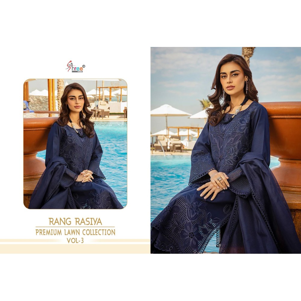 RANG RASIYA PREMIUM LAWN COLLECTION VOL 3 SHREE FABS