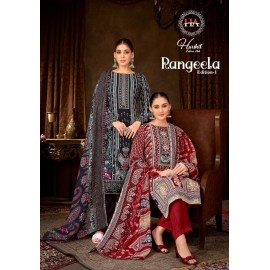 RANGEELA 1 ALOK SUITS   (Cotton Dupatta)