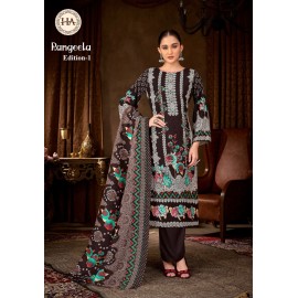RANGEELA 1 ALOK SUITS   (Cotton Dupatta)