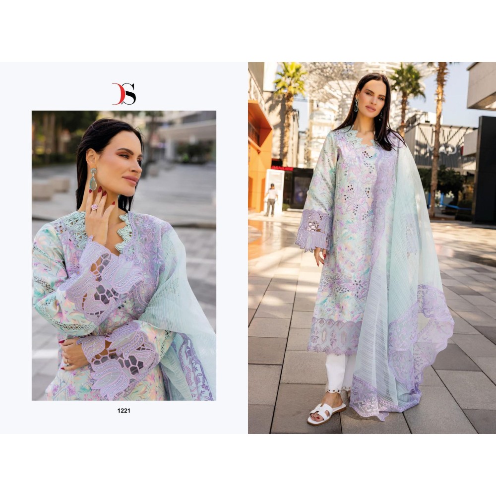 RANGRASIYA LAWN 25-3 BY DEEPSY (Cotton Dupatta)