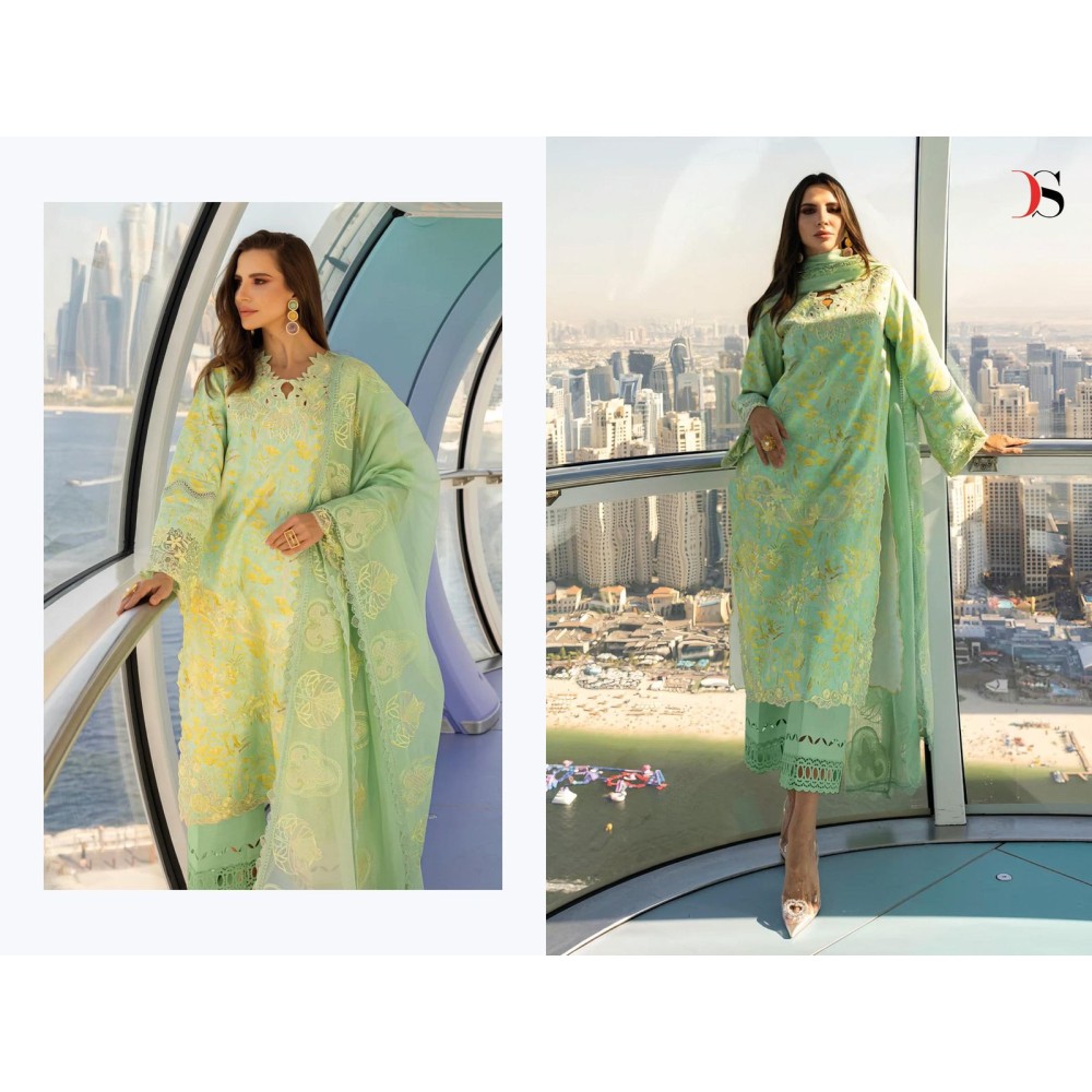 RANGRASIYA LAWN 25-3 BY DEEPSY (Cotton Dupatta)