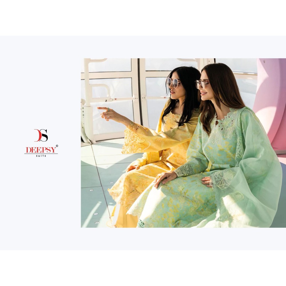 RANGRASIYA LAWN 25-3 BY DEEPSY (Cotton Dupatta)