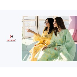 RANGRASIYA LAWN 25-3 BY DEEPSY (Cotton Dupatta)