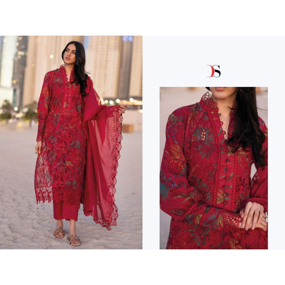 RANGRASIYA LAWN 25-3 BY DEEPSY (Cotton Dupatta)