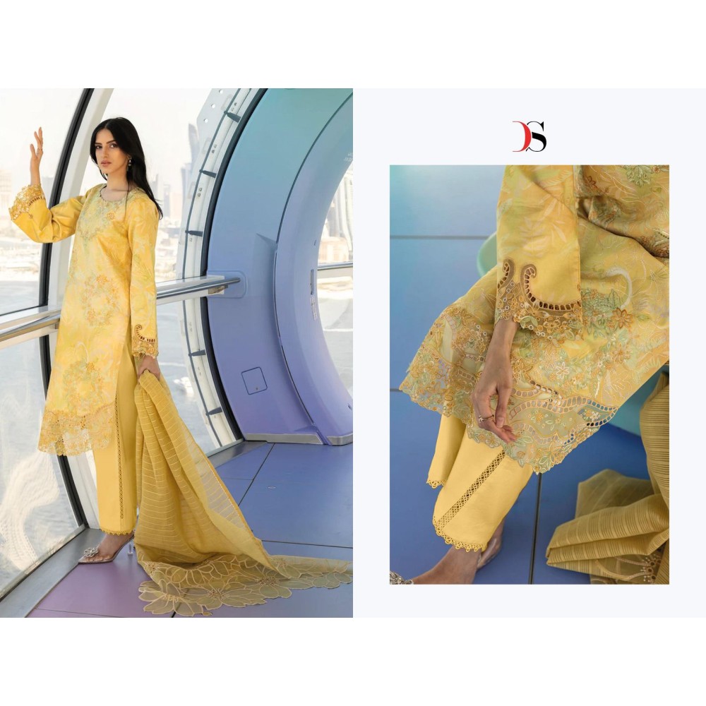 RANGRASIYA LAWN 25-3 BY DEEPSY (Cotton Dupatta)
