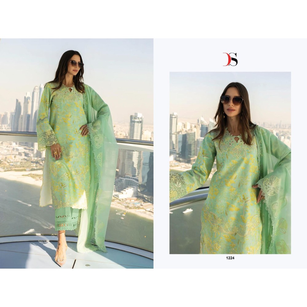 RANGRASIYA LAWN 25-3 BY DEEPSY (Cotton Dupatta)