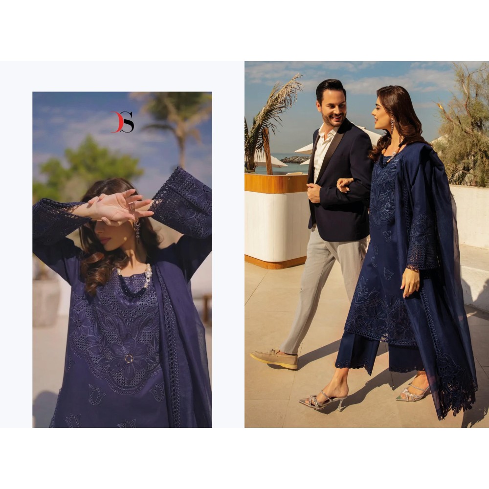 RANGRASIYA PREMIUM LAWN 25-2 BY DEEPSY (Cotton Dupatta)